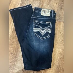Boys-Size 16R Buckle Exclusive Salvage Jeans Dark Wash